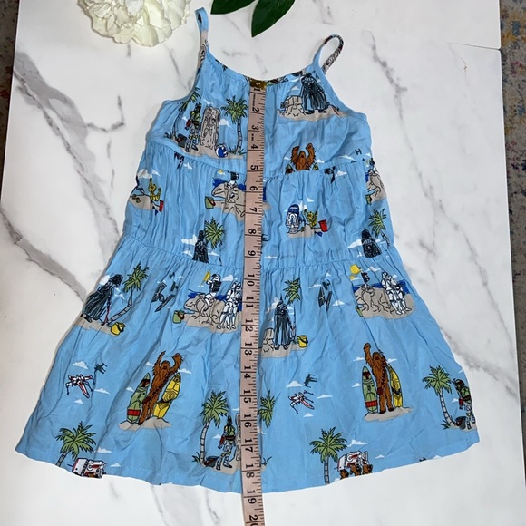 STAR WARS Sleeveless Midi Dress size 3T - Picture 6 of 9